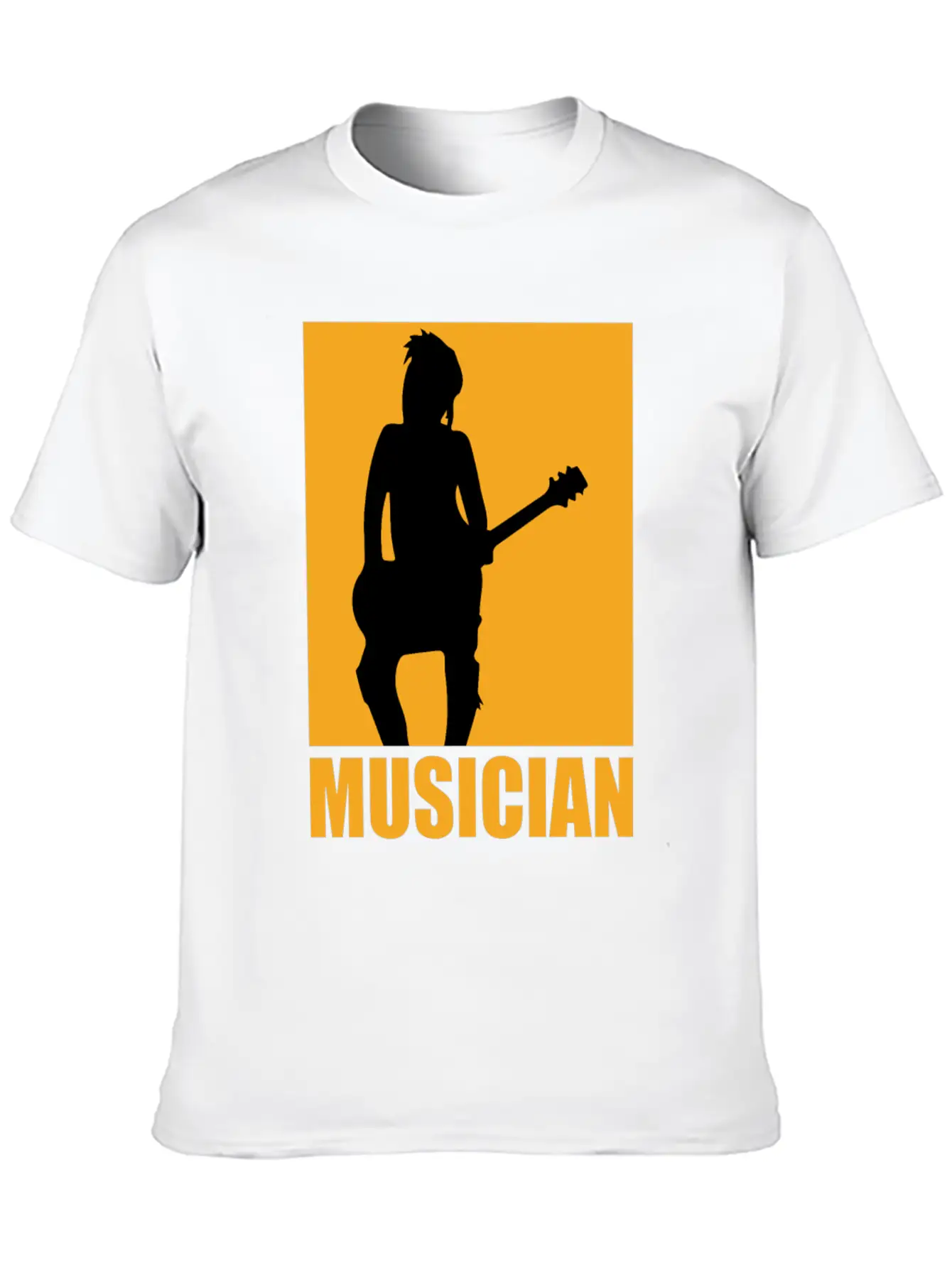 Musician Design Unisex Casual T-Shirt – Clean Design For Daily Comfort