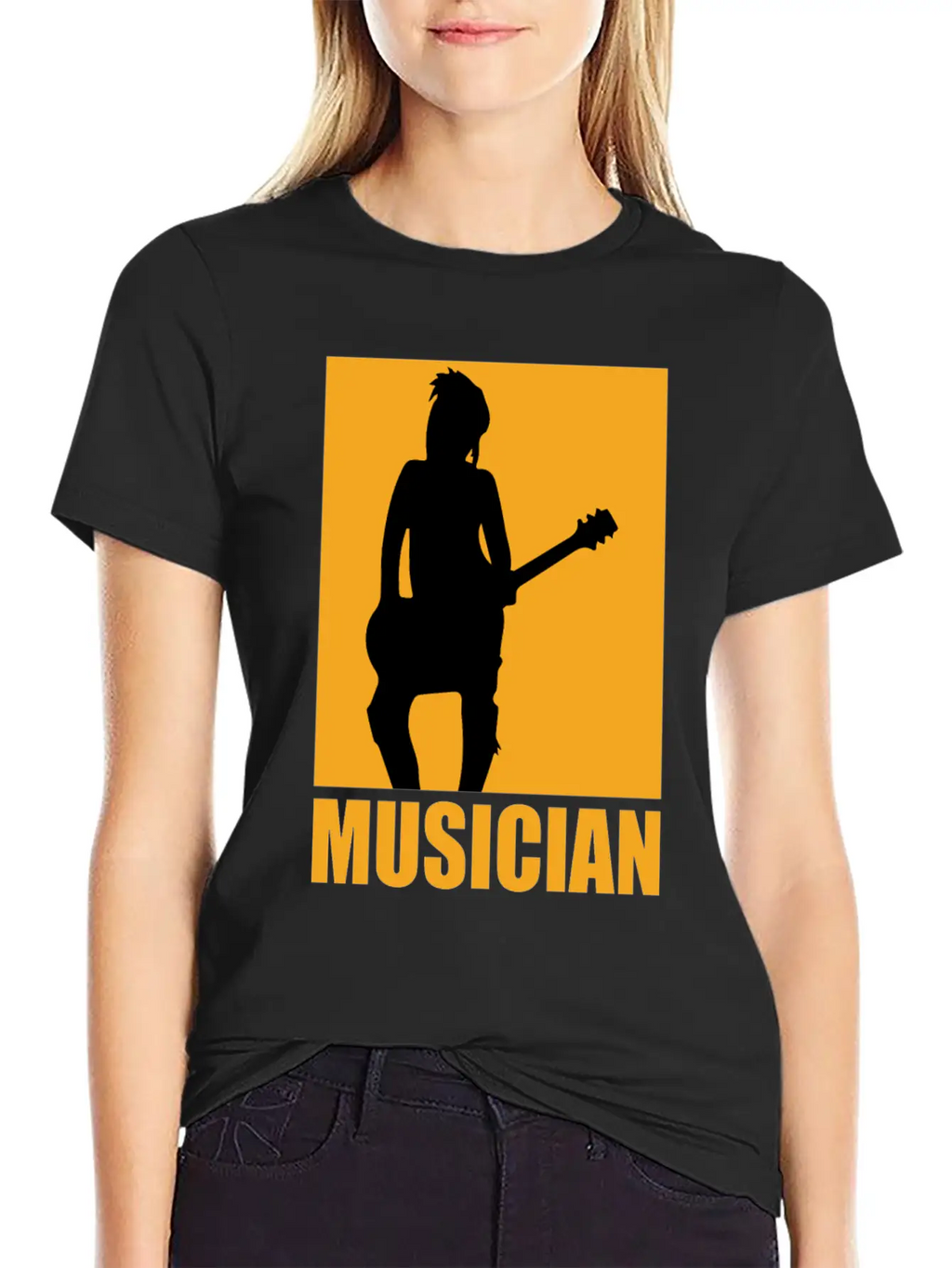 Musician Design Unisex Casual T-Shirt – Clean Design For Daily Comfort