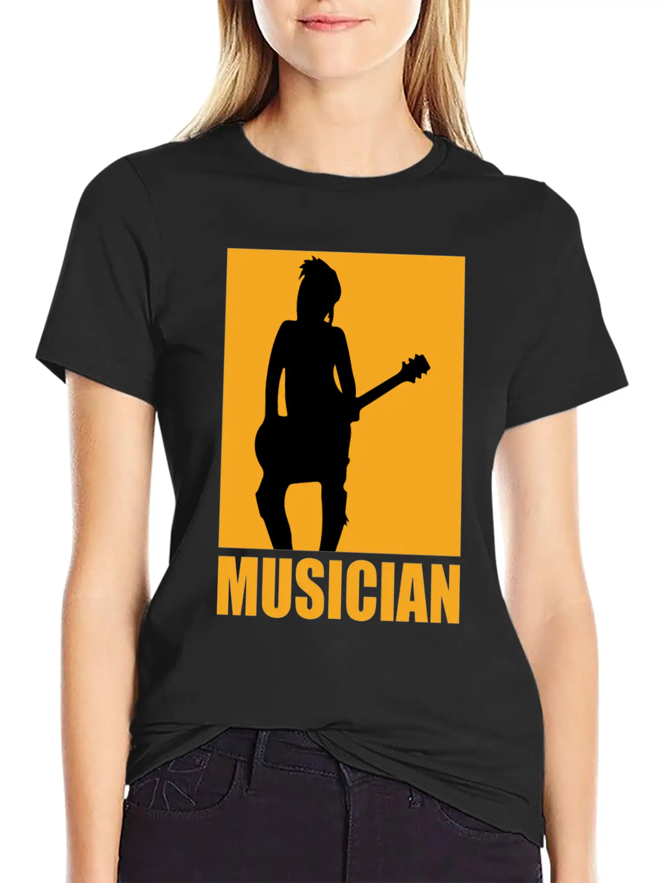 Musician Design Unisex Casual T-Shirt – Clean Design For Daily Comfort