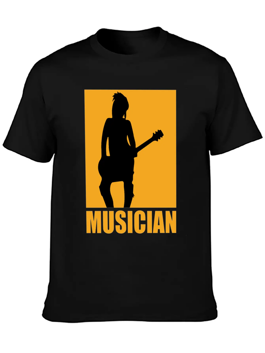 Musician Design Unisex Casual T-Shirt – Clean Design For Daily Comfort