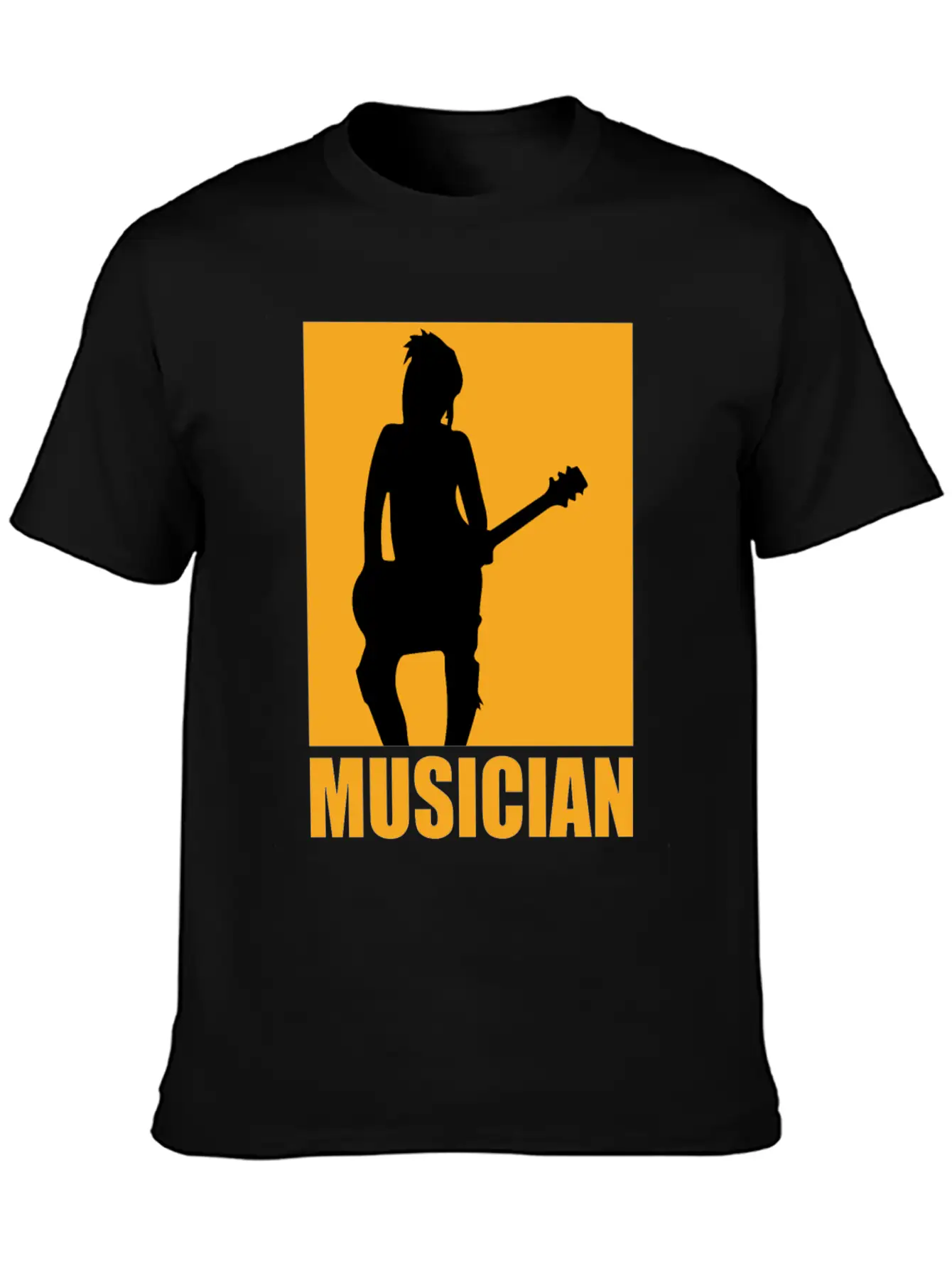 Musician Design Unisex Casual T-Shirt – Clean Design For Daily Comfort