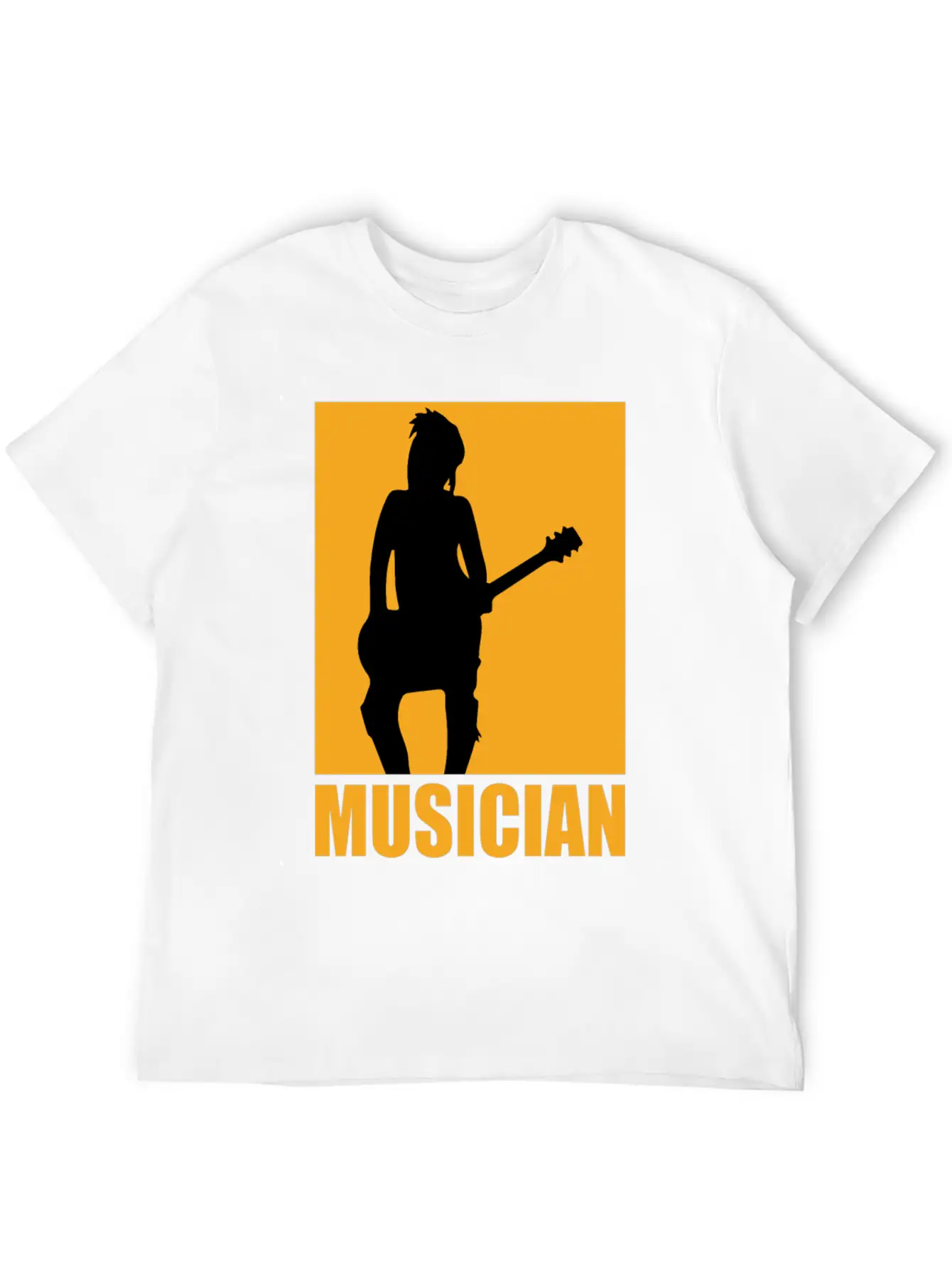 Musician Design Unisex Casual T-Shirt – Clean Design For Daily Comfort