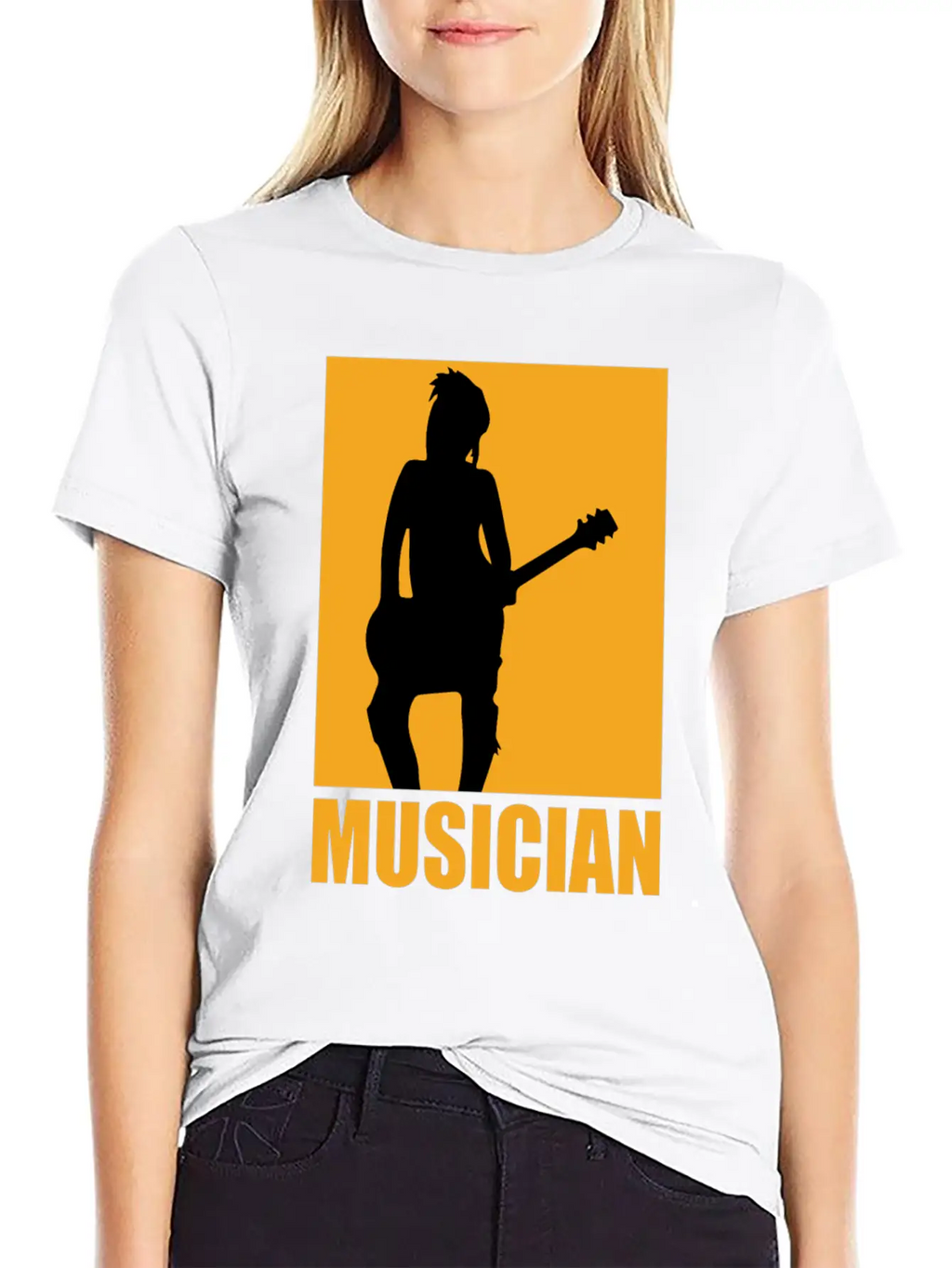 Musician Design Unisex Casual T-Shirt – Clean Design For Daily Comfort