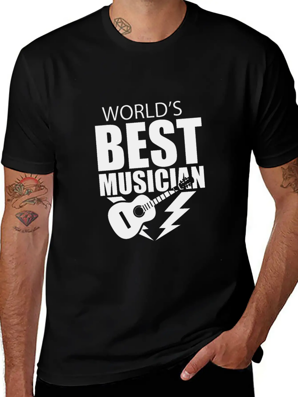 Musician Essential Cotton Tee For Daily Outfits – Unisex Style