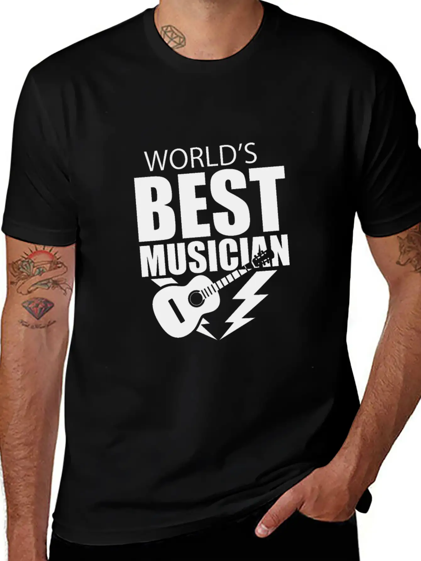 Musician Essential Cotton Tee For Daily Outfits – Unisex Style