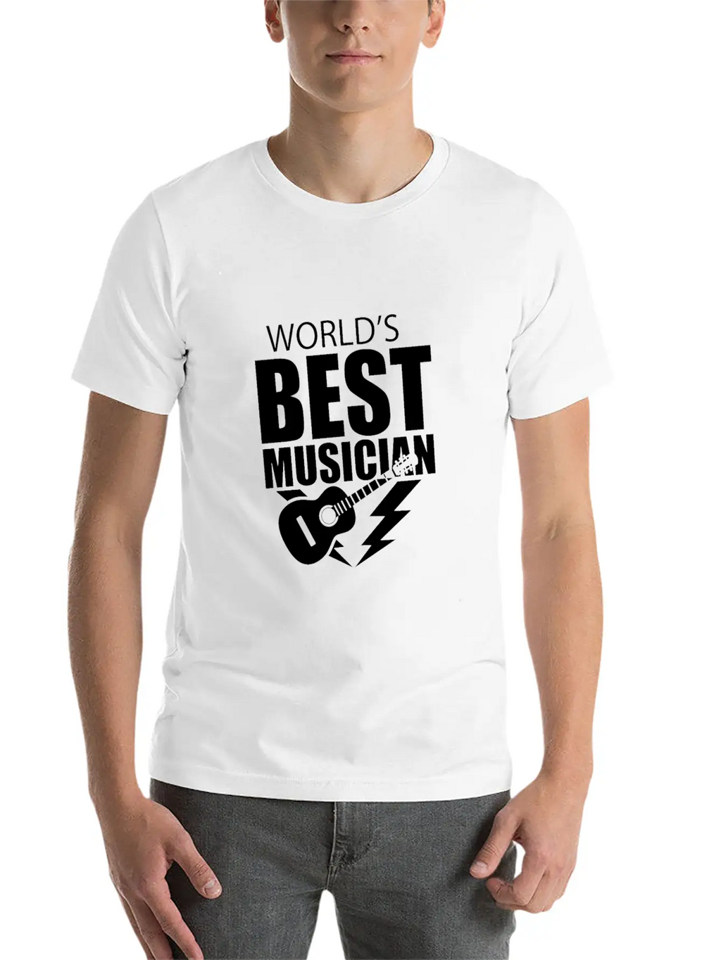 Musician Essential Cotton Tee For Daily Outfits – Unisex Style