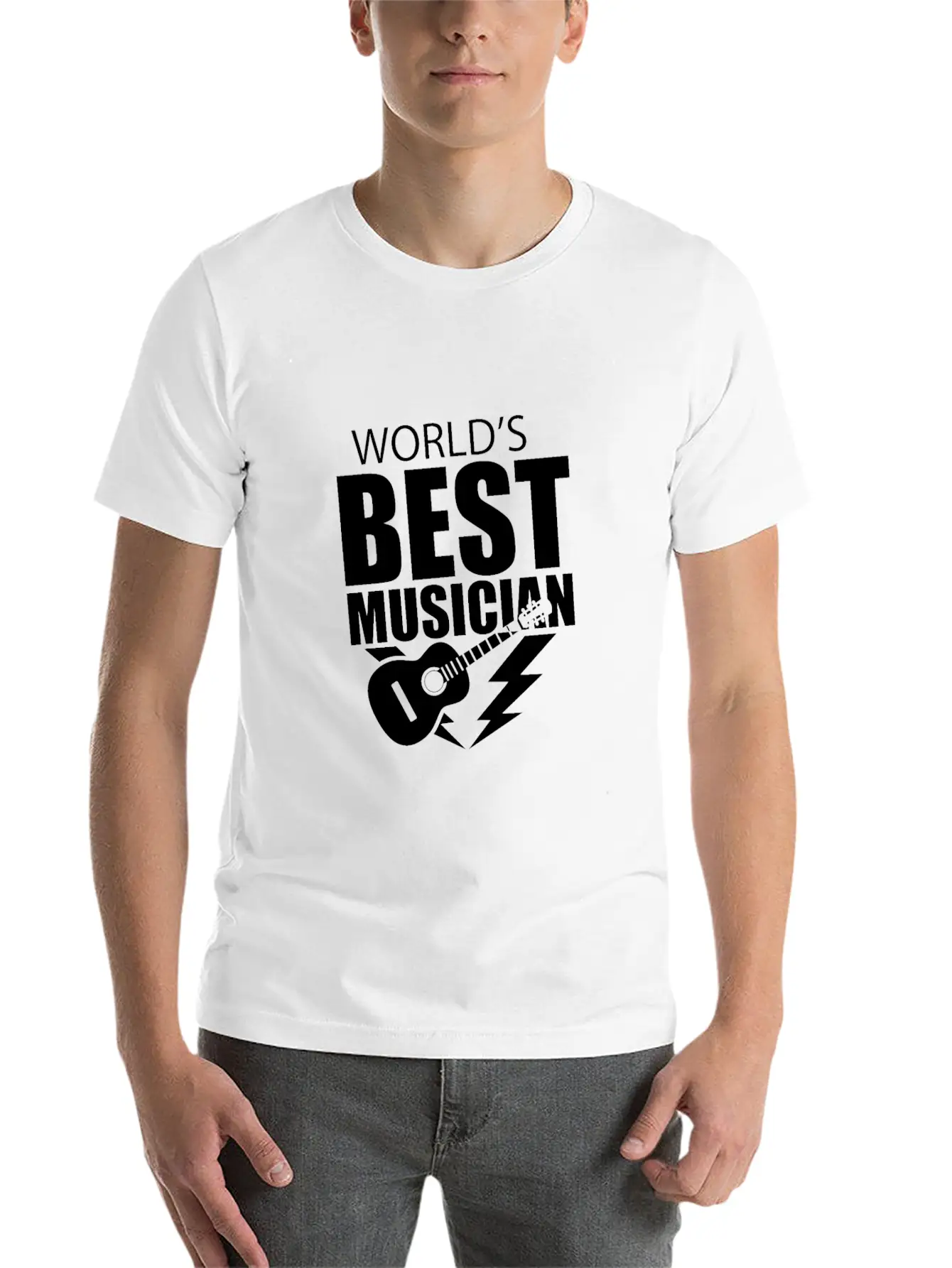 Musician Essential Cotton Tee For Daily Outfits – Unisex Style