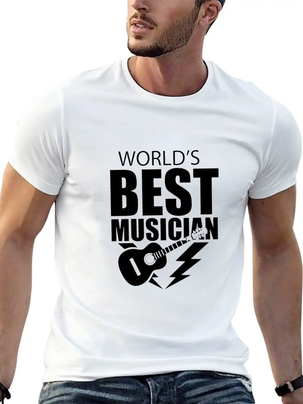 Musician Essential Cotton Tee For Daily Outfits – Unisex Style