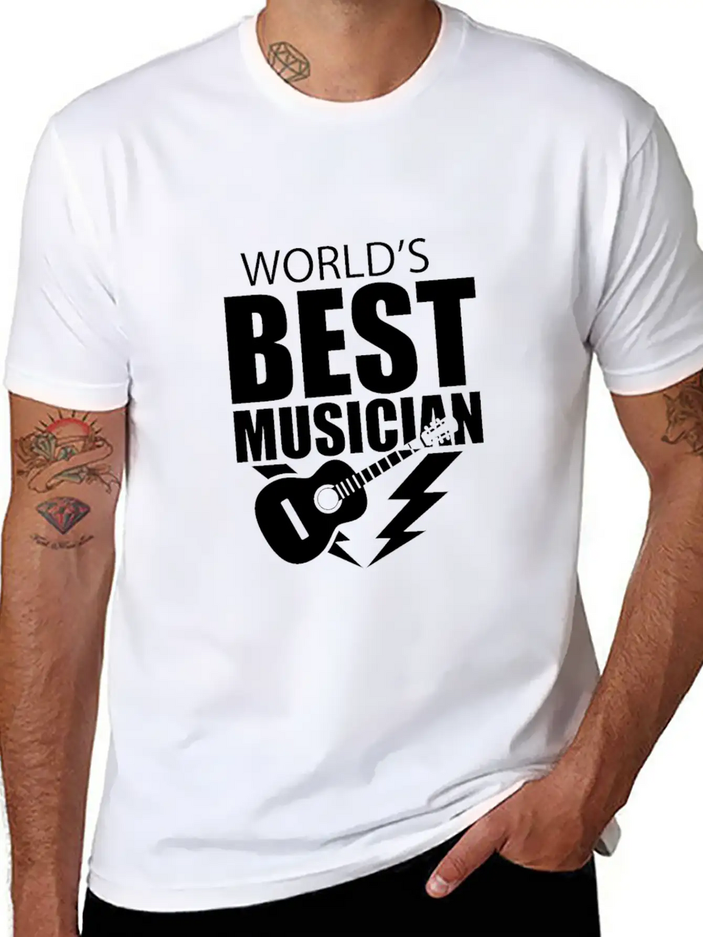 Musician Essential Cotton Tee For Daily Outfits – Unisex Style