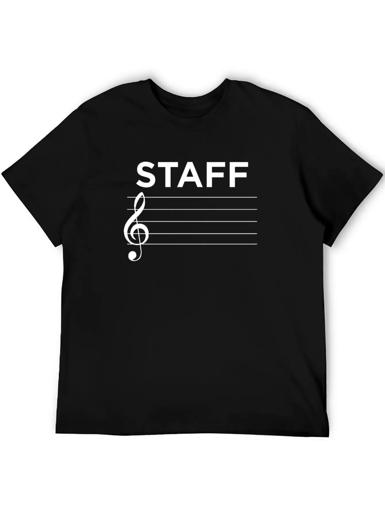Musician Music Staff Essential Cotton Tee For Daily Outfits – Unisex Style