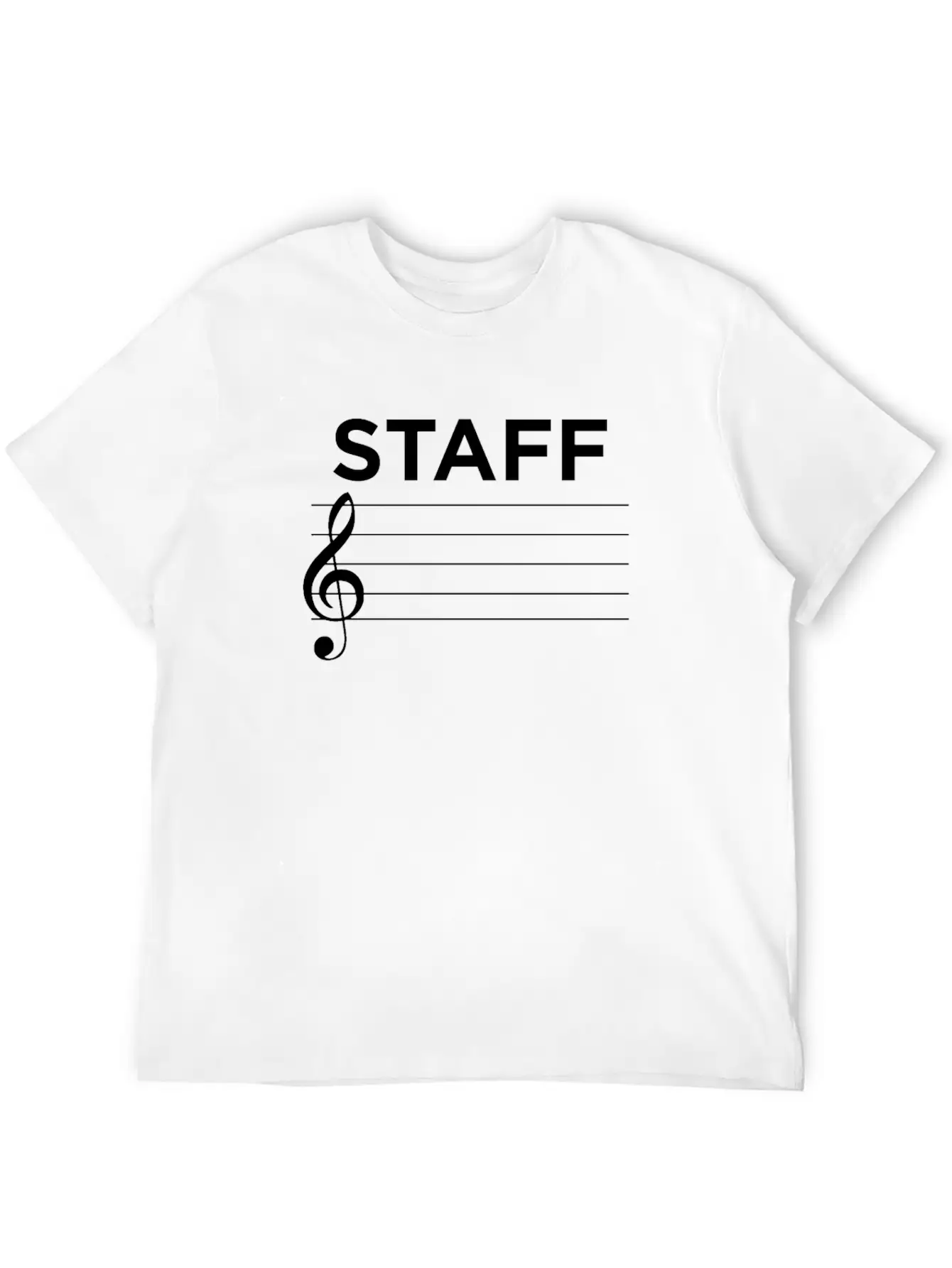 Musician Music Staff Essential Cotton Tee For Daily Outfits – Unisex Style