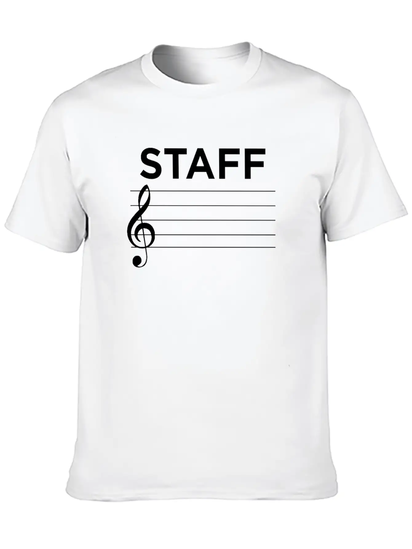 Musician Music Staff Essential Cotton Tee For Daily Outfits – Unisex Style