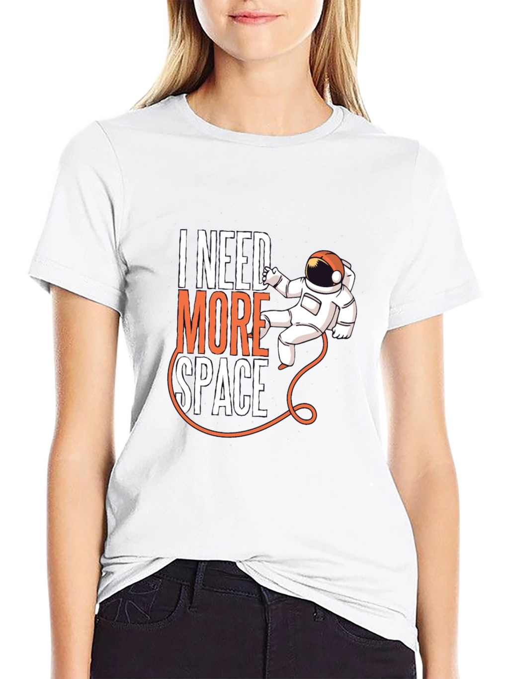 I Need More Space Astronaut Graphic Tee