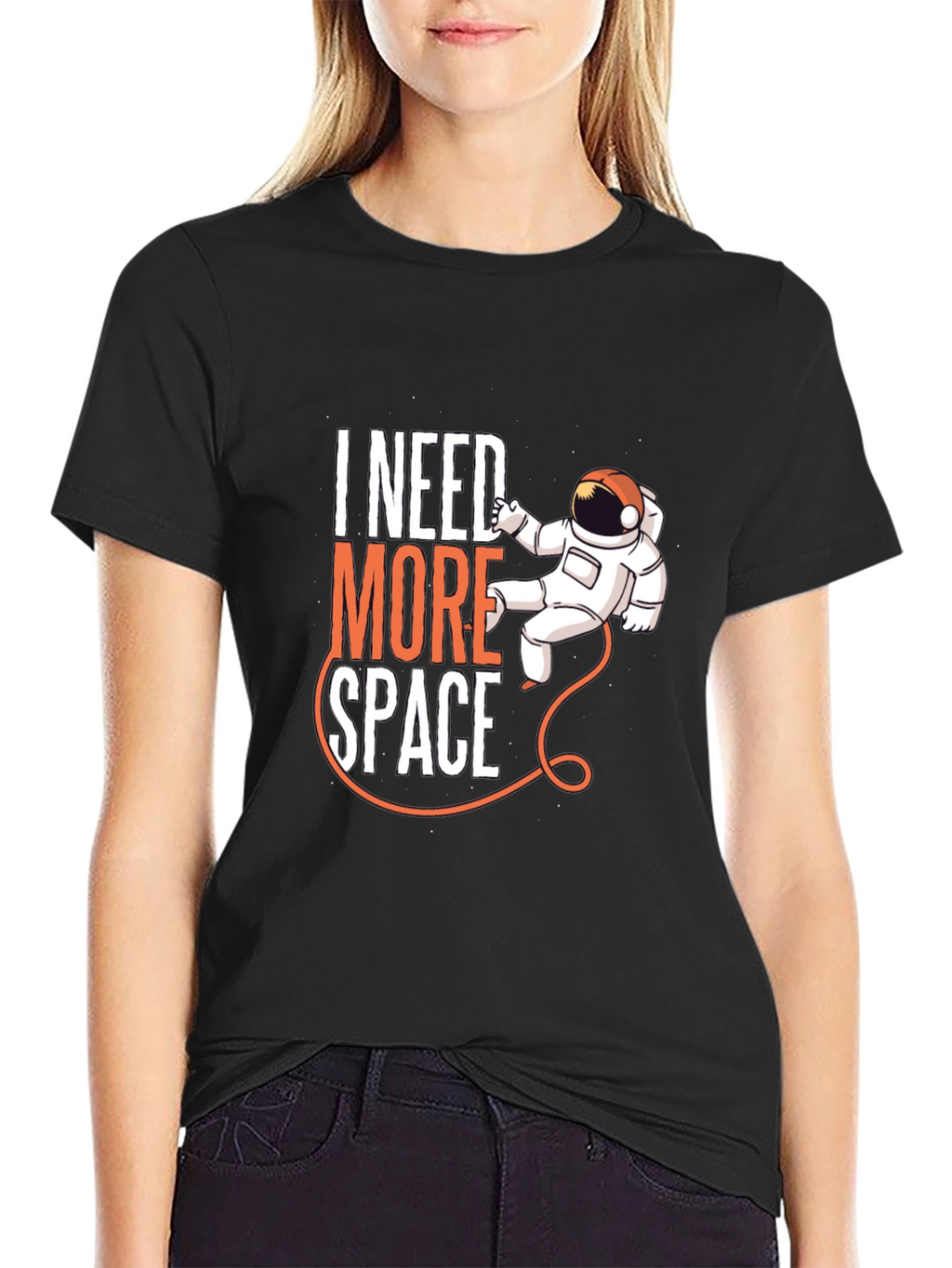 I Need More Space Astronaut Graphic Tee