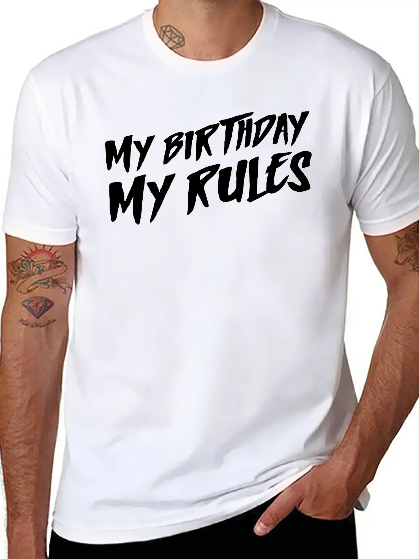My Birthday My Rules Breathable Graphic T-Shirt – Perfect For Casual Days