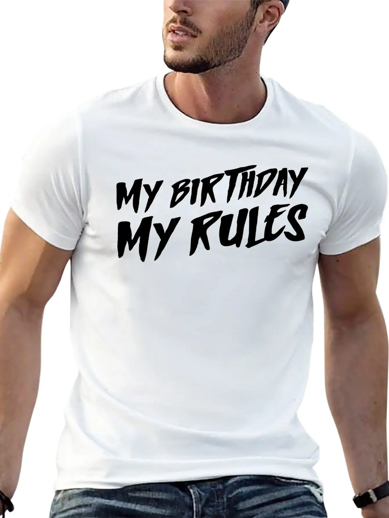 My Birthday My Rules Breathable Graphic T-Shirt – Perfect For Casual Days