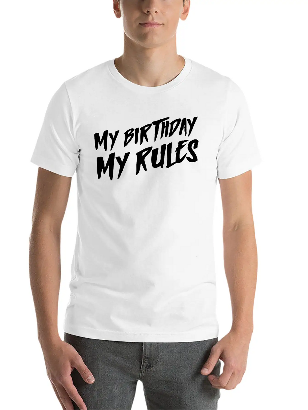 My Birthday My Rules Breathable Graphic T-Shirt – Perfect For Casual Days