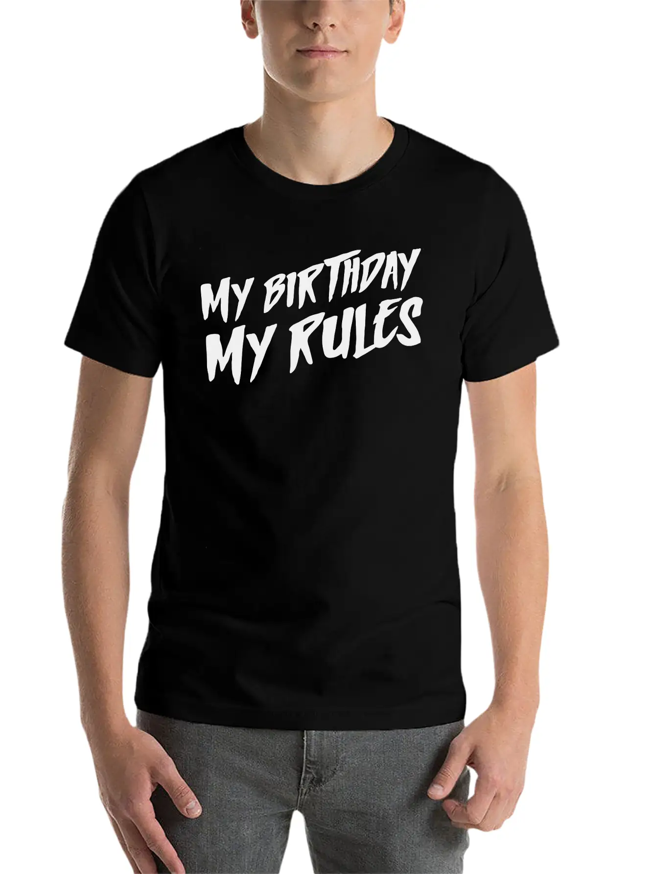 My Birthday My Rules Breathable Graphic T-Shirt – Perfect For Casual Days
