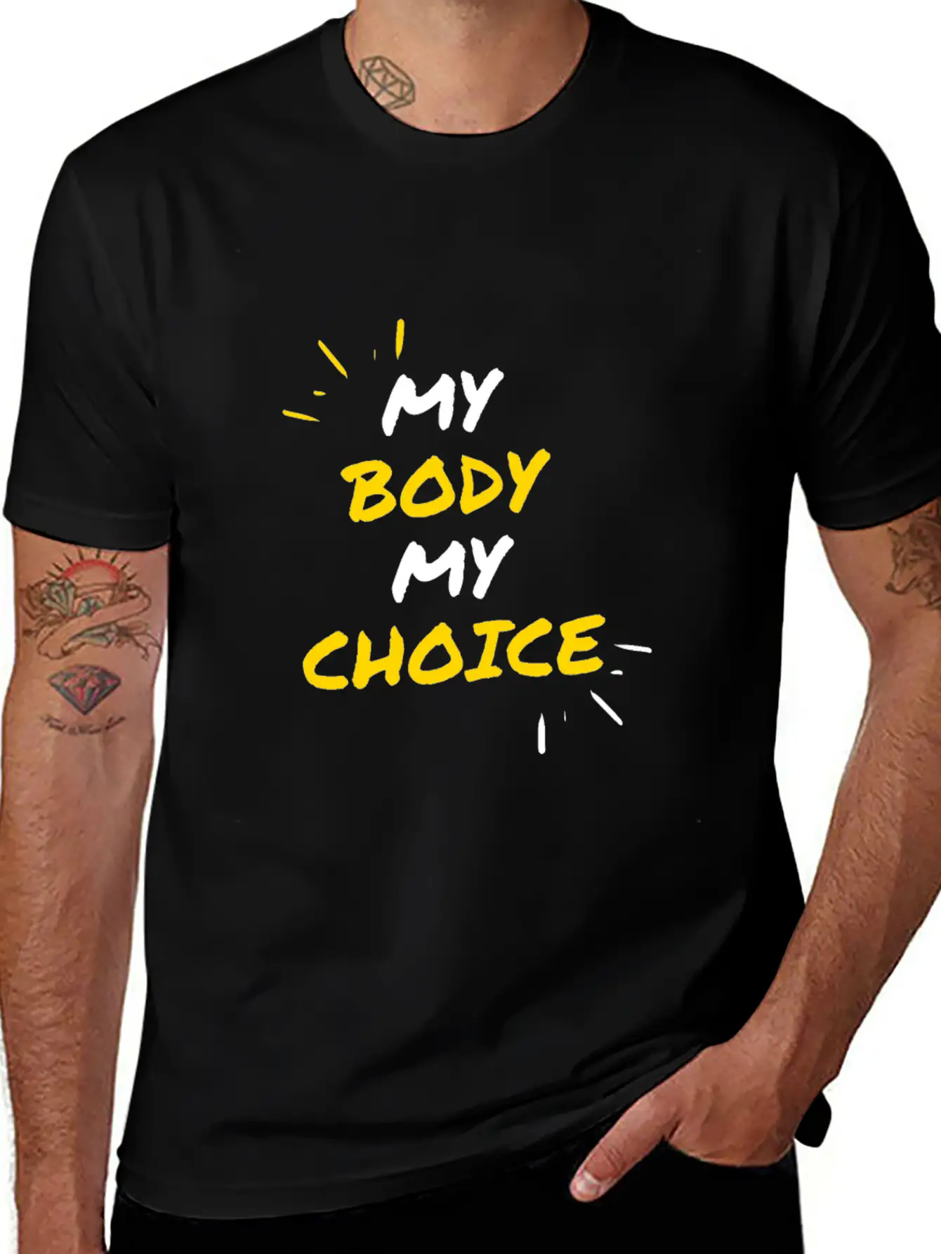 My Body My Choice Unisex Casual T-Shirt – Clean Design For Daily Comfort