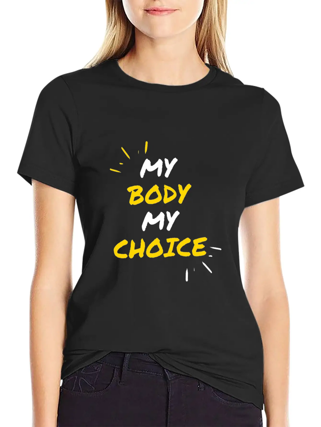 My Body My Choice Unisex Casual T-Shirt – Clean Design For Daily Comfort
