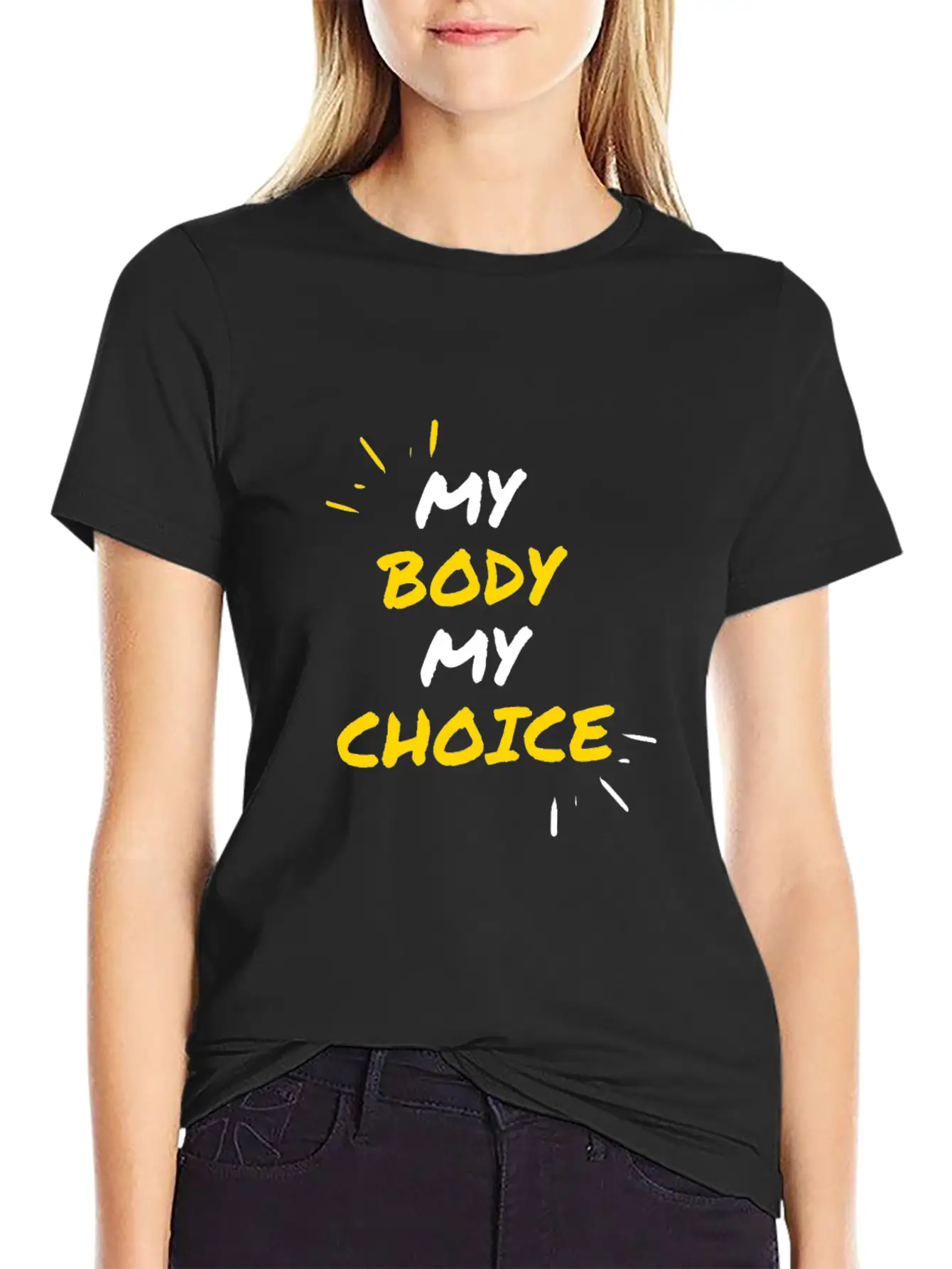 My Body My Choice Unisex Casual T-Shirt – Clean Design For Daily Comfort