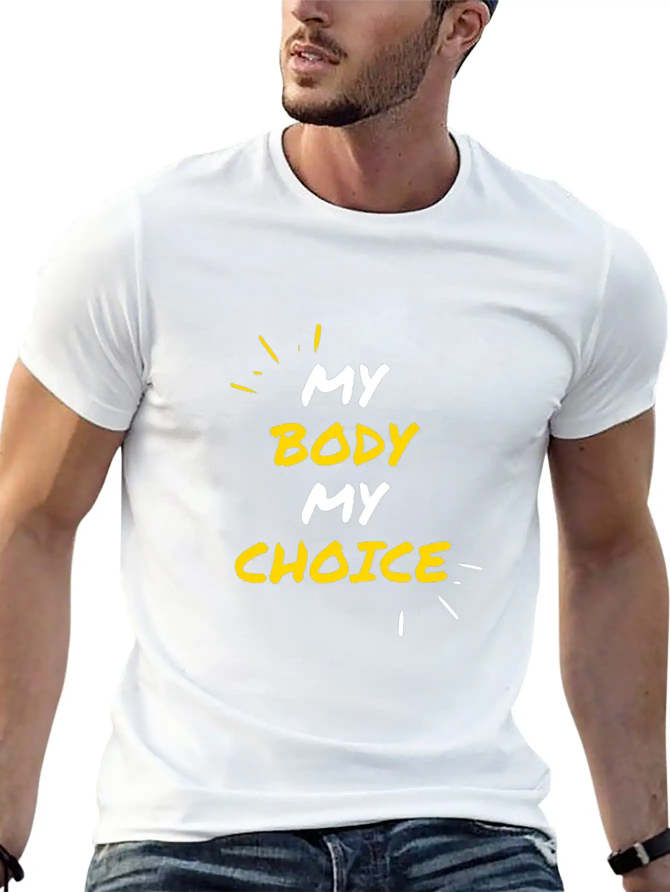 My Body My Choice Unisex Casual T-Shirt – Clean Design For Daily Comfort