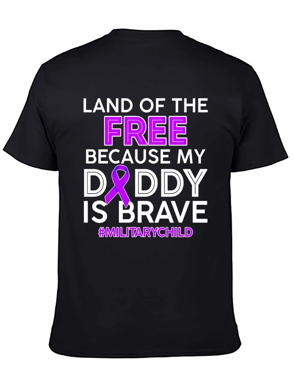 My Daddy Is Brave Military Child Tshirt Essential Cotton Tee For Daily Outfits – Unisex Style
