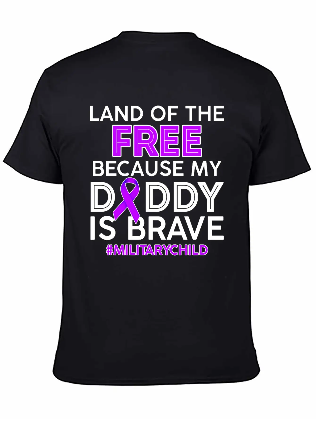 My Daddy Is Brave Military Child Tshirt Essential Cotton Tee For Daily Outfits – Unisex Style