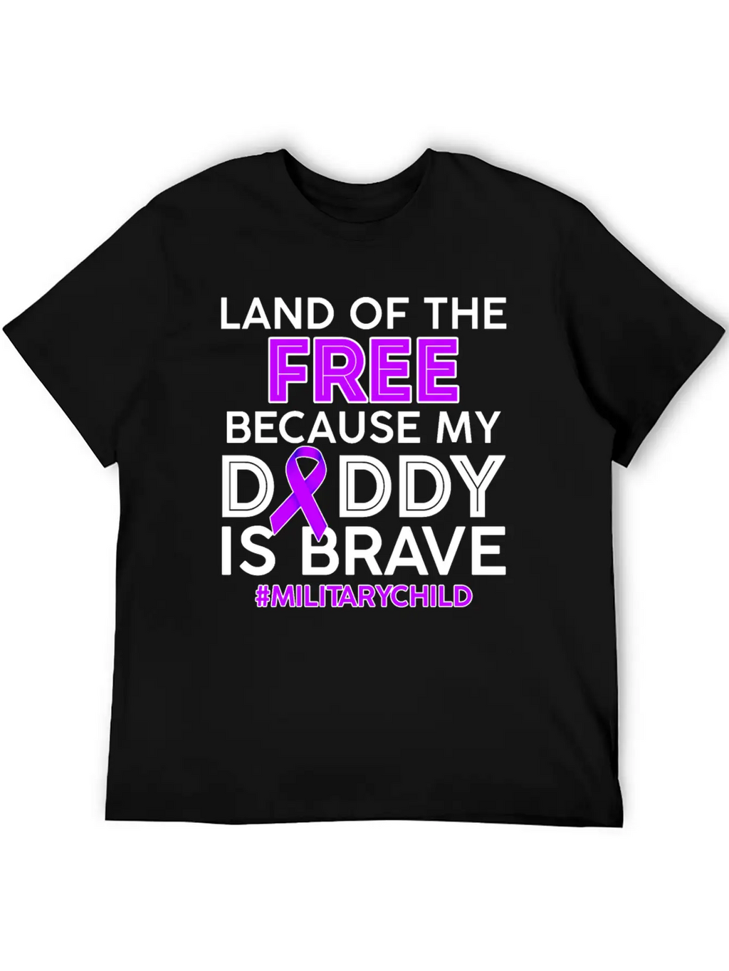 My Daddy Is Brave Military Child Tshirt Essential Cotton Tee For Daily Outfits – Unisex Style