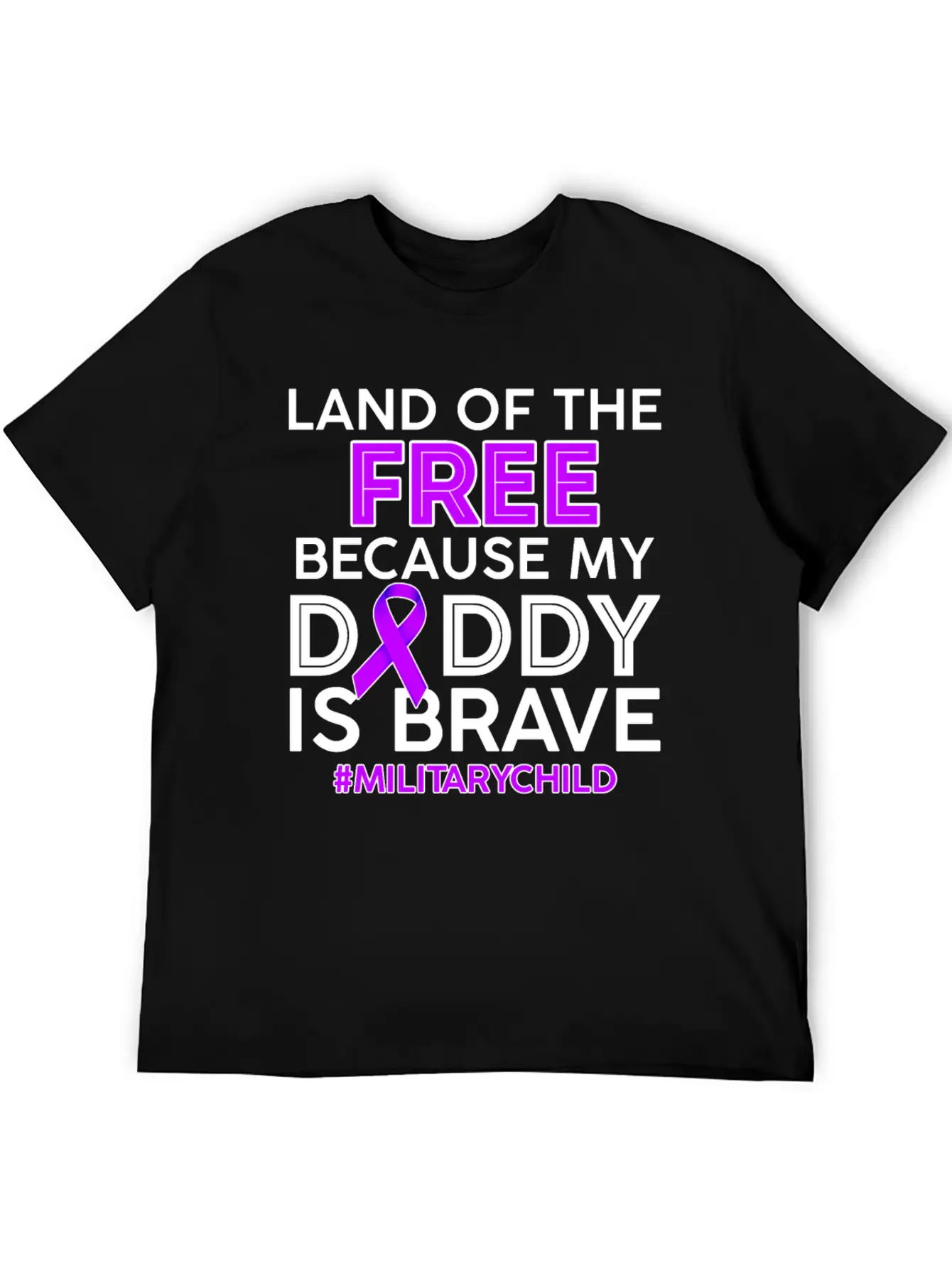 My Daddy Is Brave Military Child Tshirt Essential Cotton Tee For Daily Outfits – Unisex Style