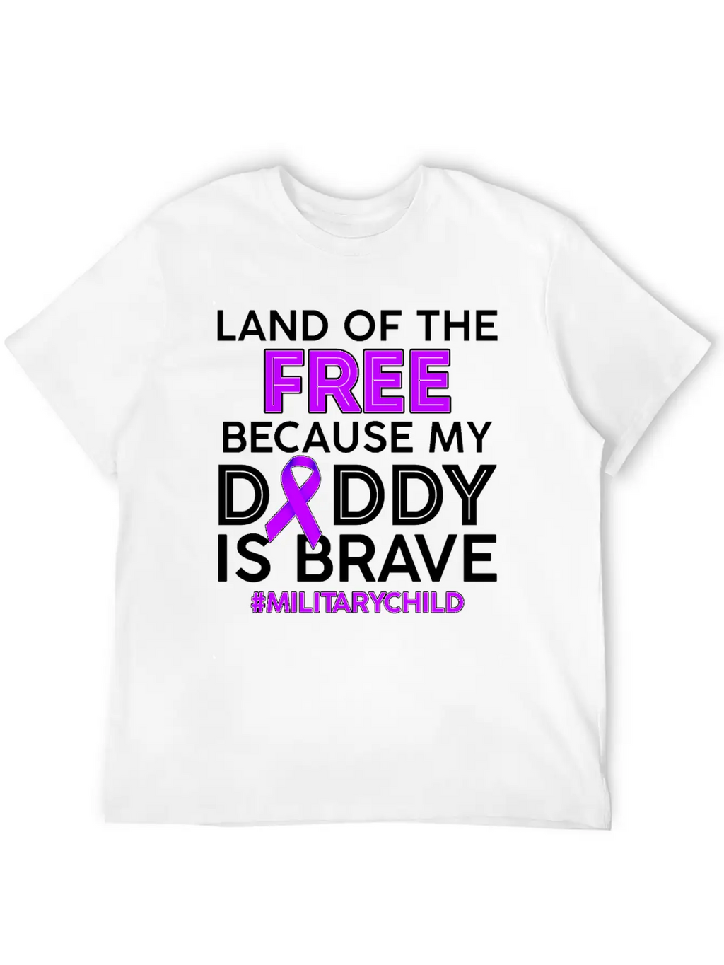 My Daddy Is Brave Military Child Tshirt Essential Cotton Tee For Daily Outfits – Unisex Style