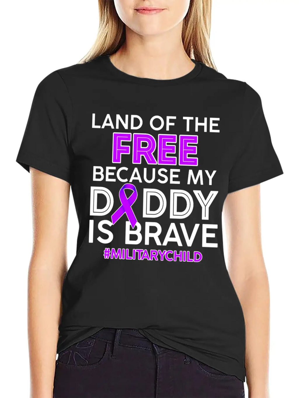My Daddy Is Brave Military Child Tshirt Essential Cotton Tee For Daily Outfits – Unisex Style