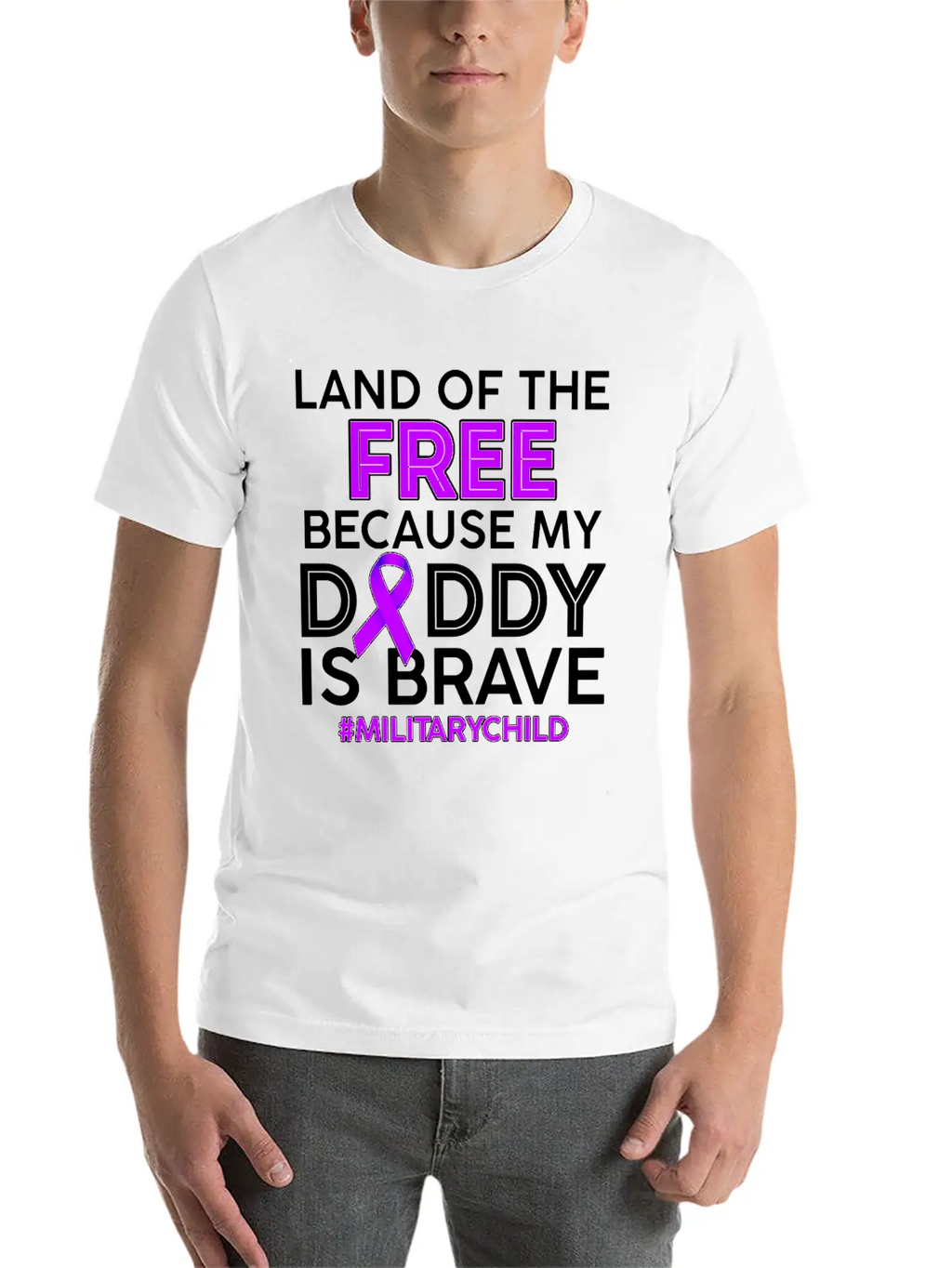 My Daddy Is Brave Military Child Tshirt Essential Cotton Tee For Daily Outfits – Unisex Style