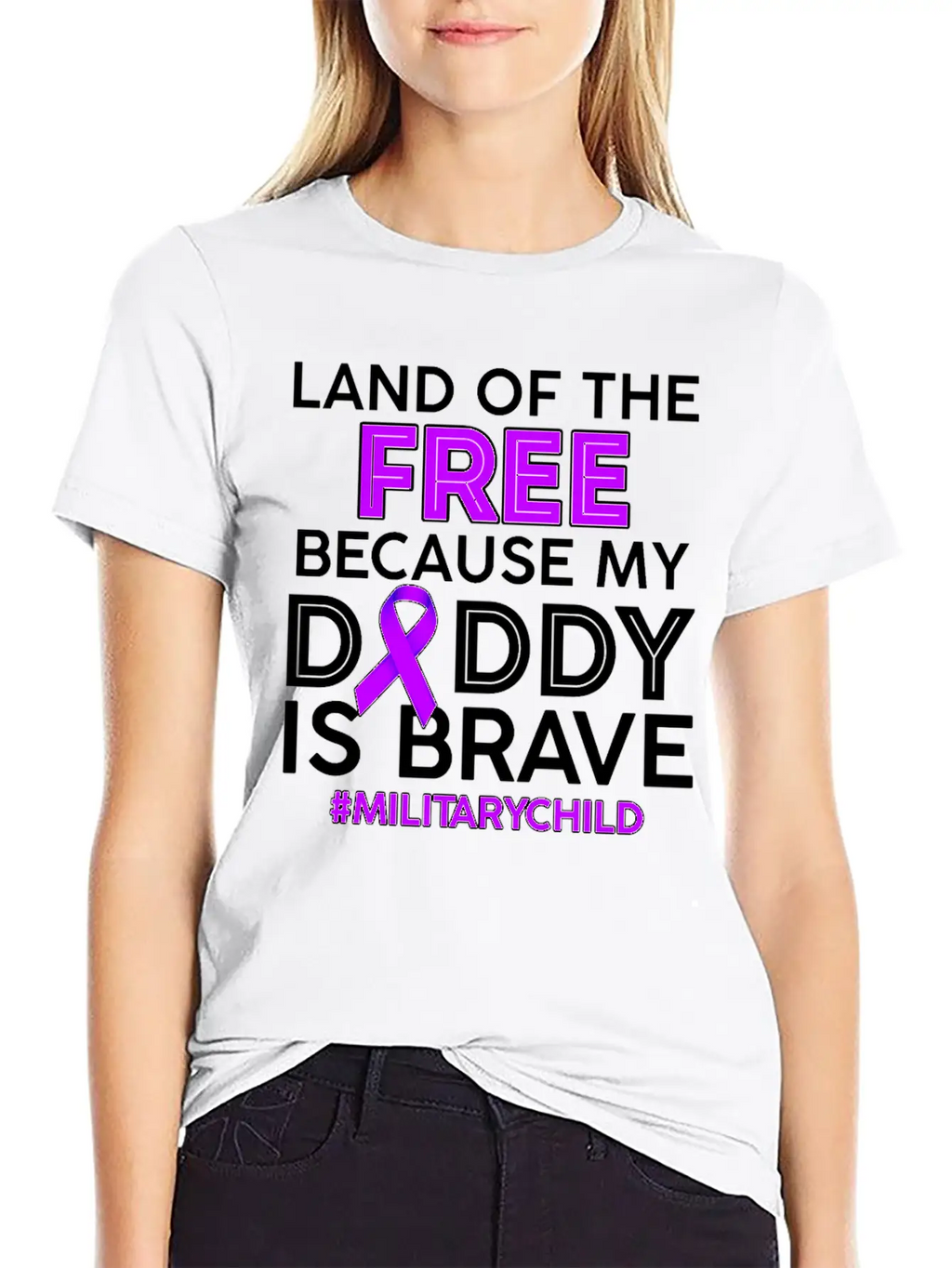My Daddy Is Brave Military Child Tshirt Essential Cotton Tee For Daily Outfits – Unisex Style