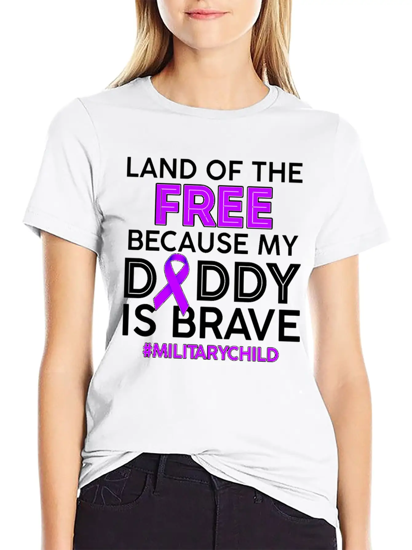 My Daddy Is Brave Military Child Tshirt Essential Cotton Tee For Daily Outfits – Unisex Style
