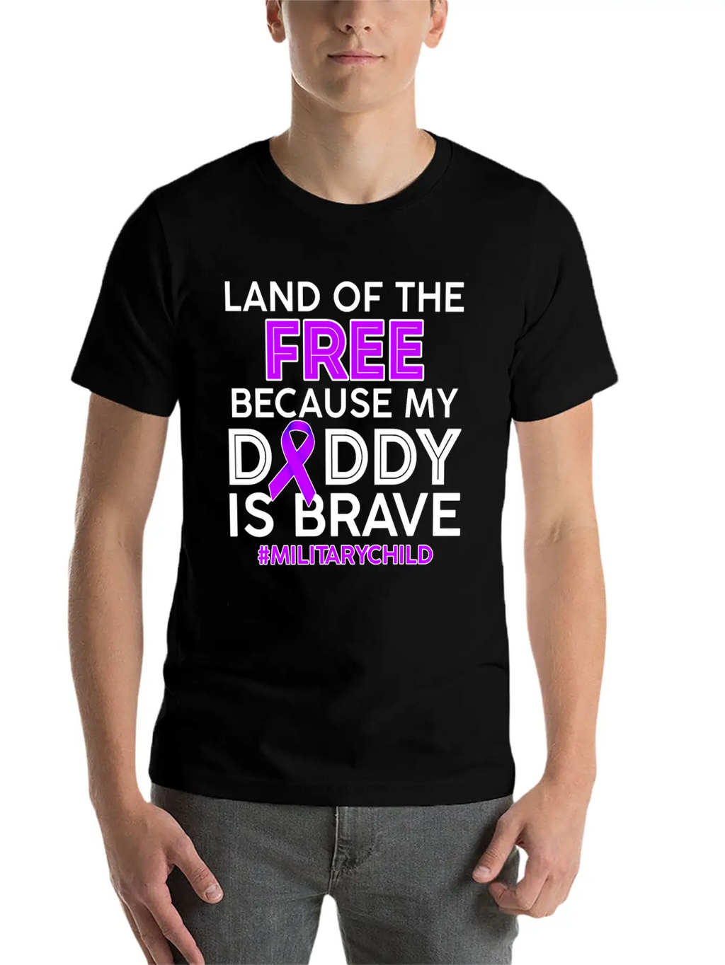My Daddy Is Brave Military Child Tshirt Essential Cotton Tee For Daily Outfits – Unisex Style