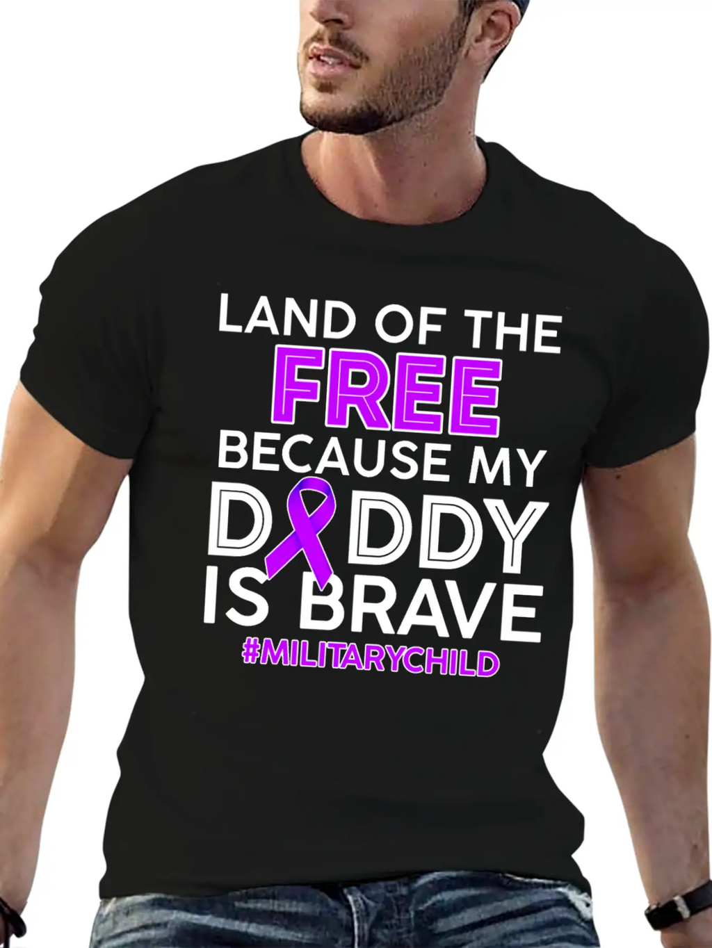 My Daddy Is Brave Military Child Tshirt Essential Cotton Tee For Daily Outfits – Unisex Style