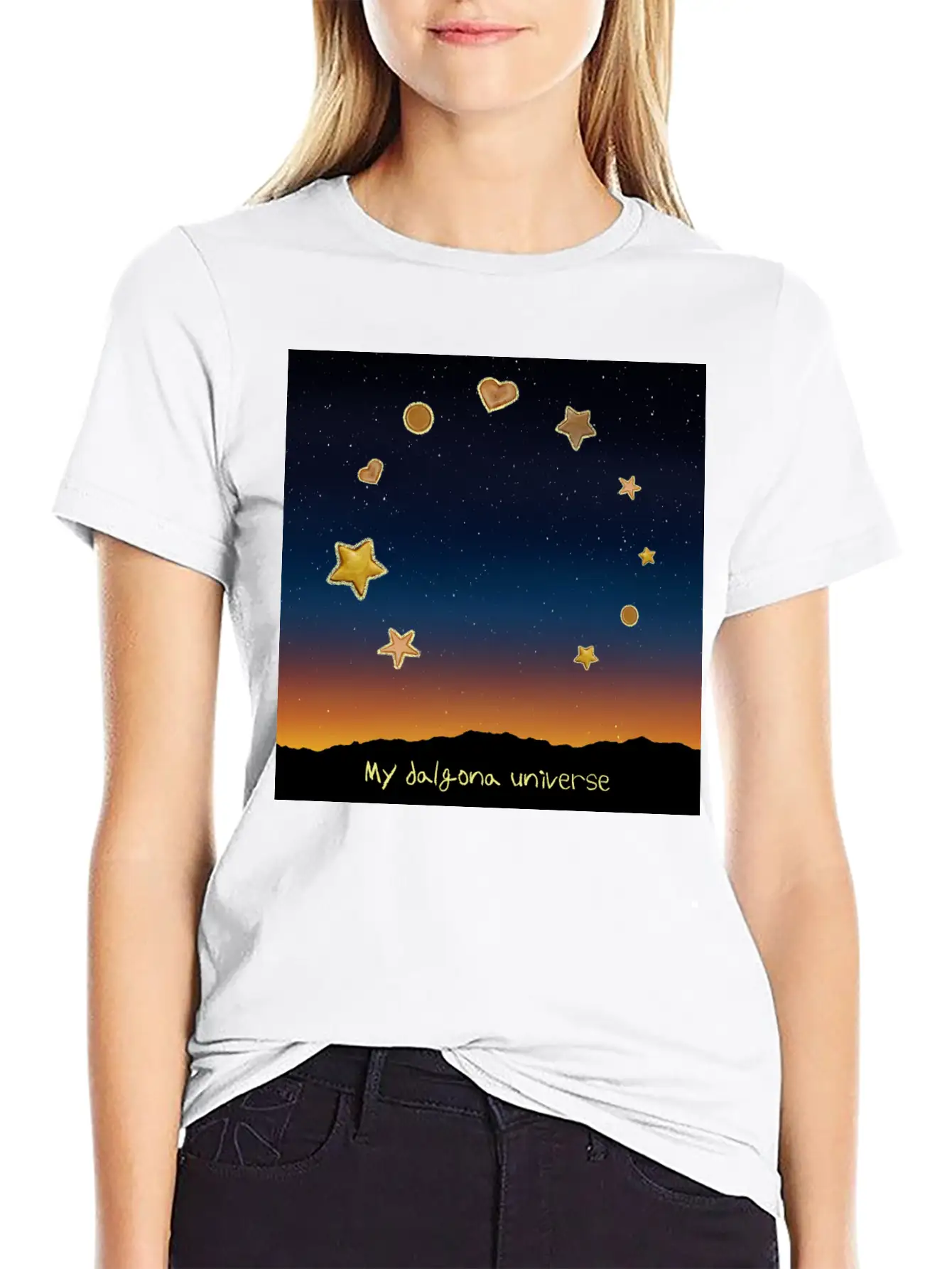 My Dalgona Universe Breathable Soft Cotton T-Shirt – Timeless Casual Look