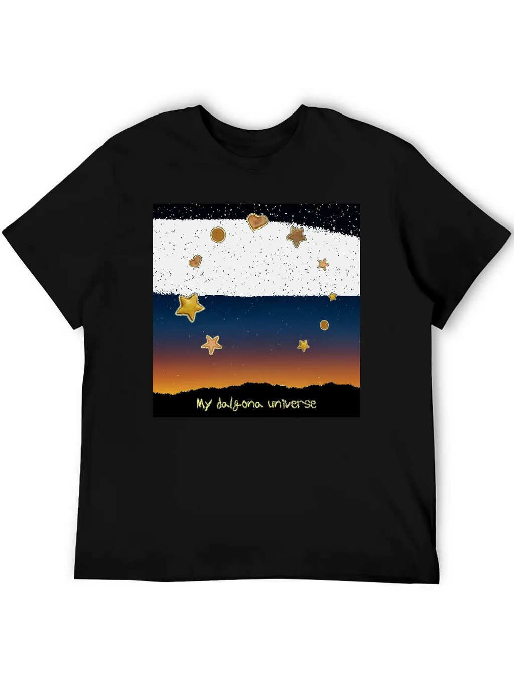 My Dalgona Universe Breathable Soft Cotton T-Shirt – Timeless Casual Look