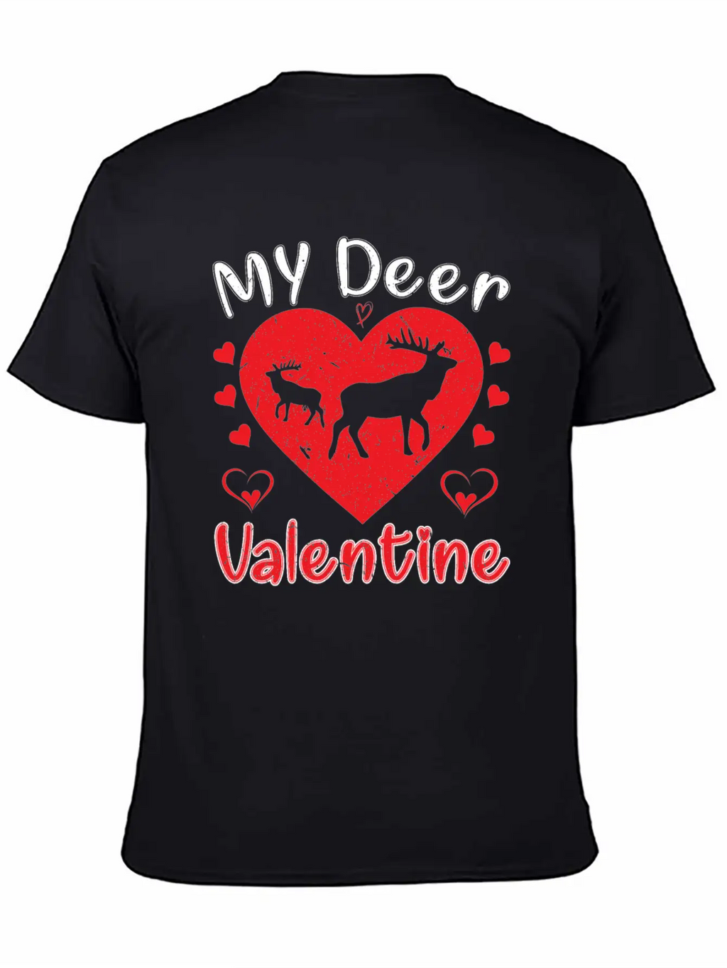 My Deer Valentine Breathable Soft Cotton T-Shirt – Timeless Casual Look