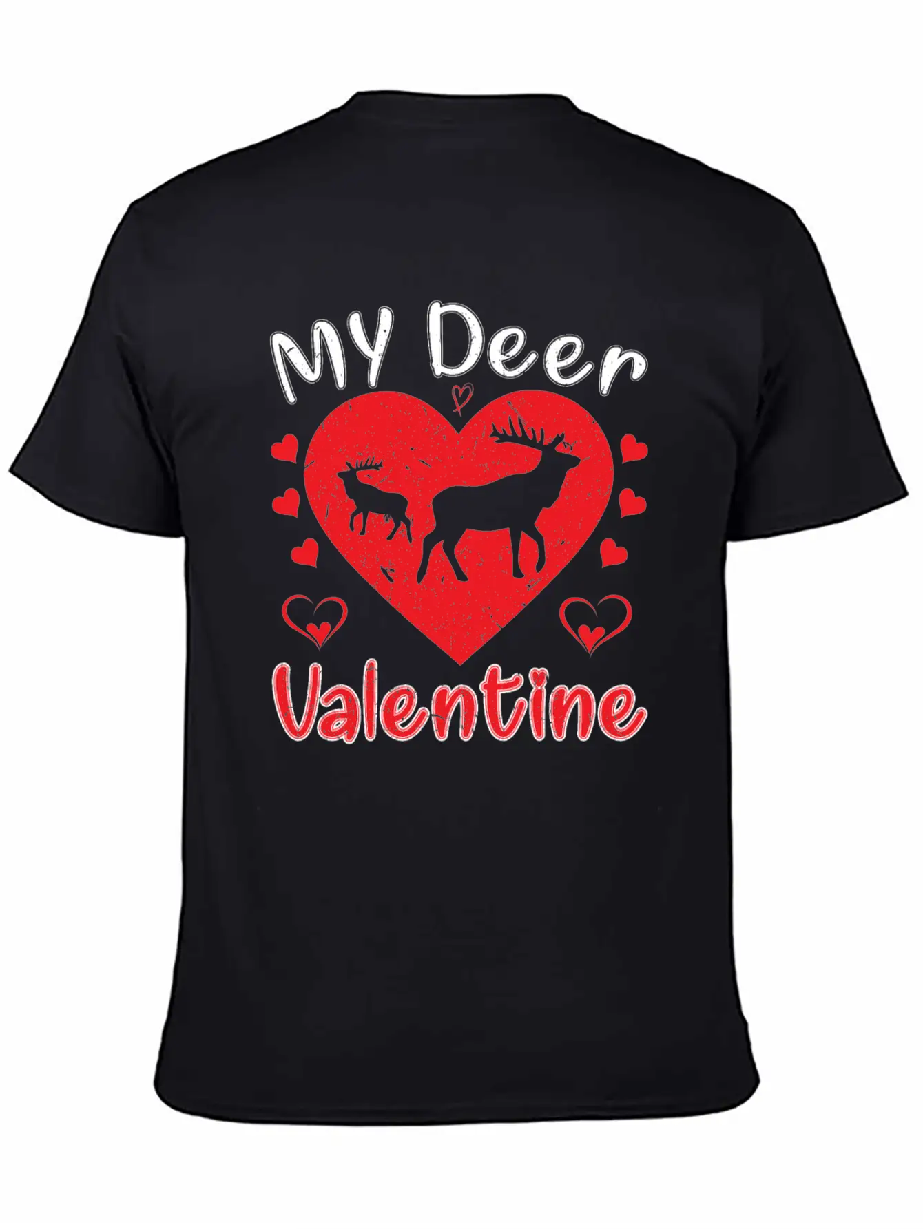 My Deer Valentine Breathable Soft Cotton T-Shirt – Timeless Casual Look