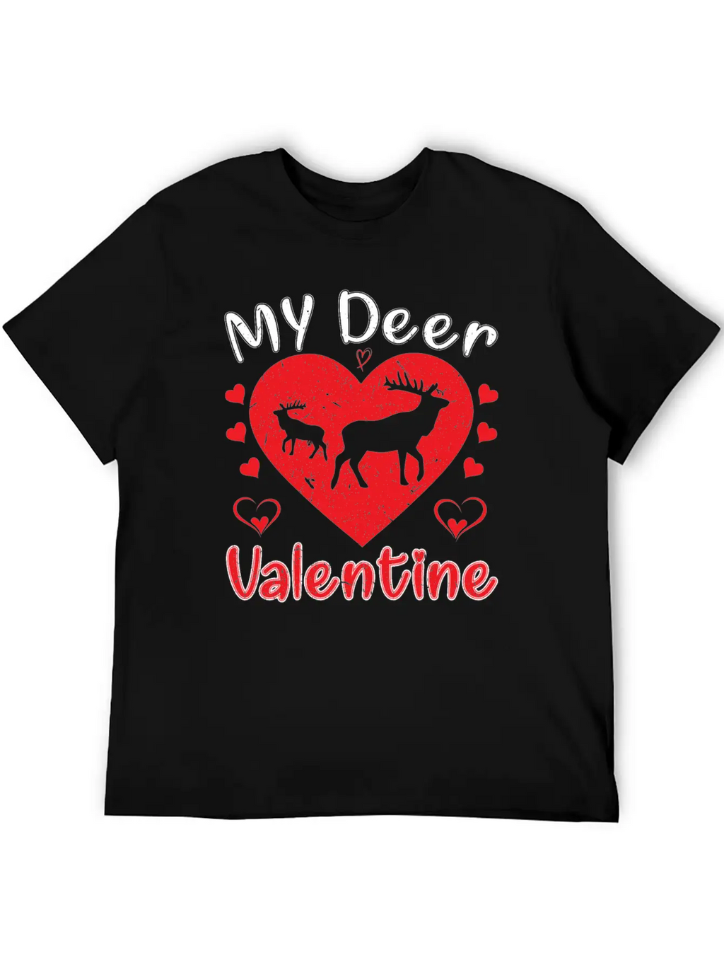 My Deer Valentine Breathable Soft Cotton T-Shirt – Timeless Casual Look