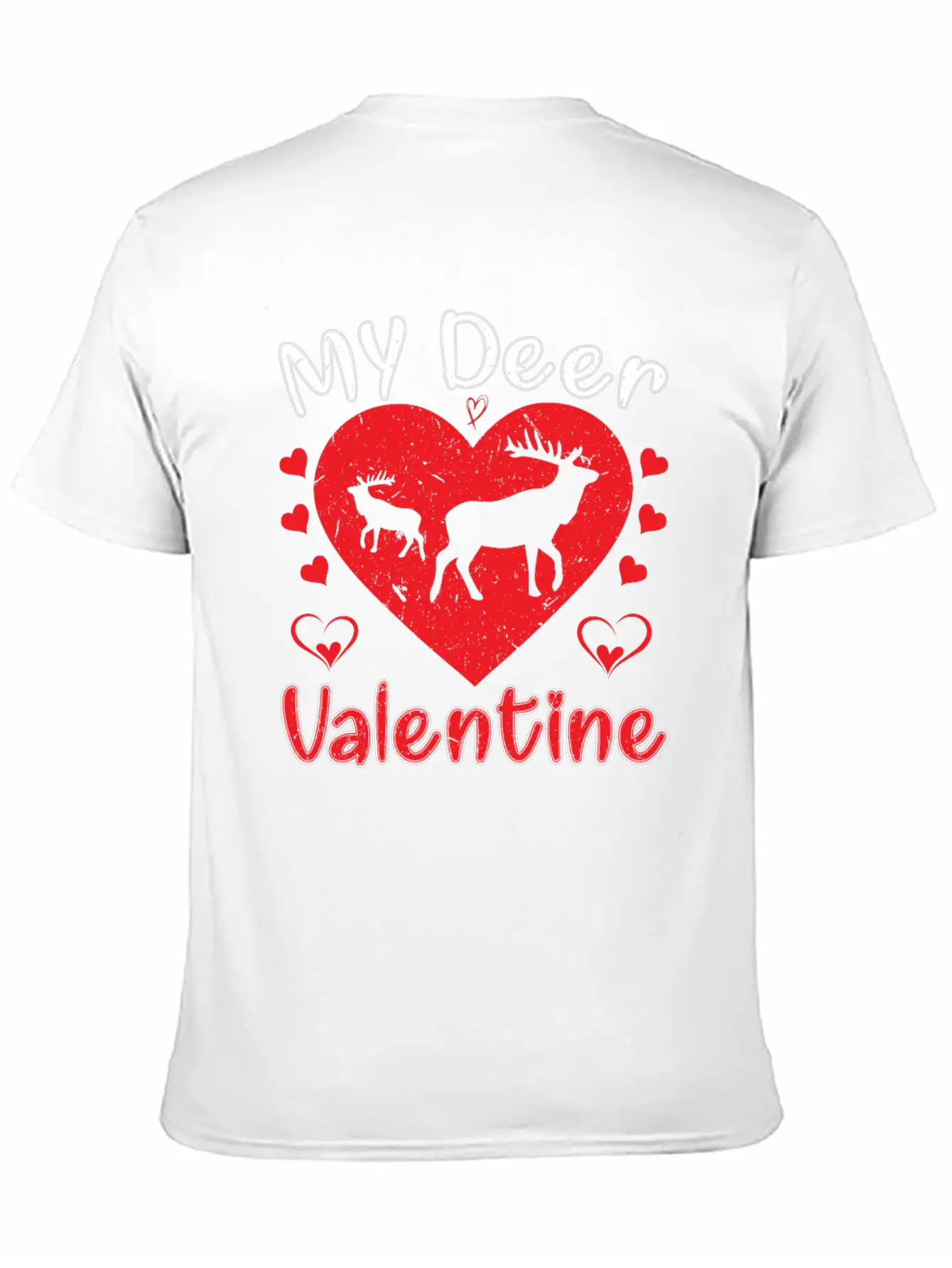 My Deer Valentine Breathable Soft Cotton T-Shirt – Timeless Casual Look