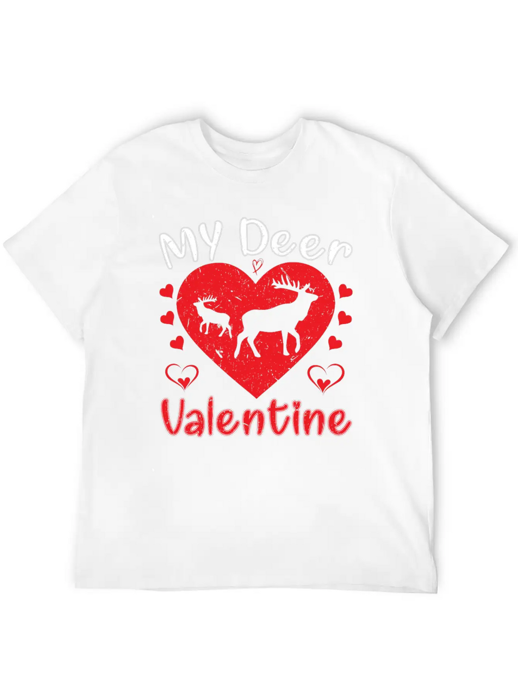 My Deer Valentine Breathable Soft Cotton T-Shirt – Timeless Casual Look