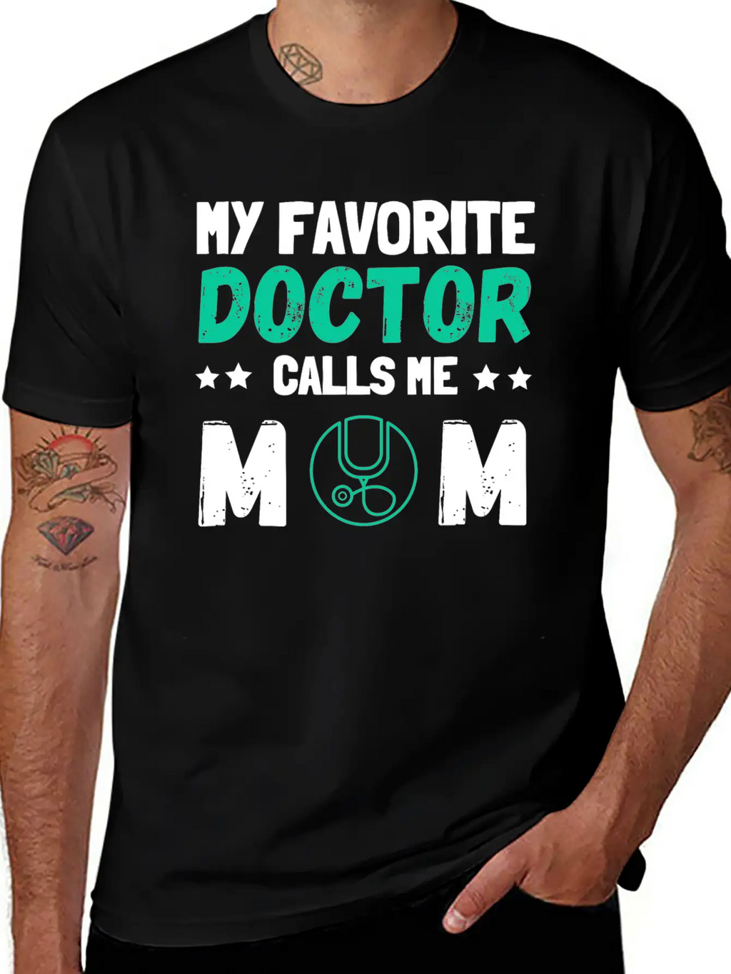 My Favorite Doctor Calls Me Mom Casual Graphic T-Shirt – Simple And Comfortable Daily Wear