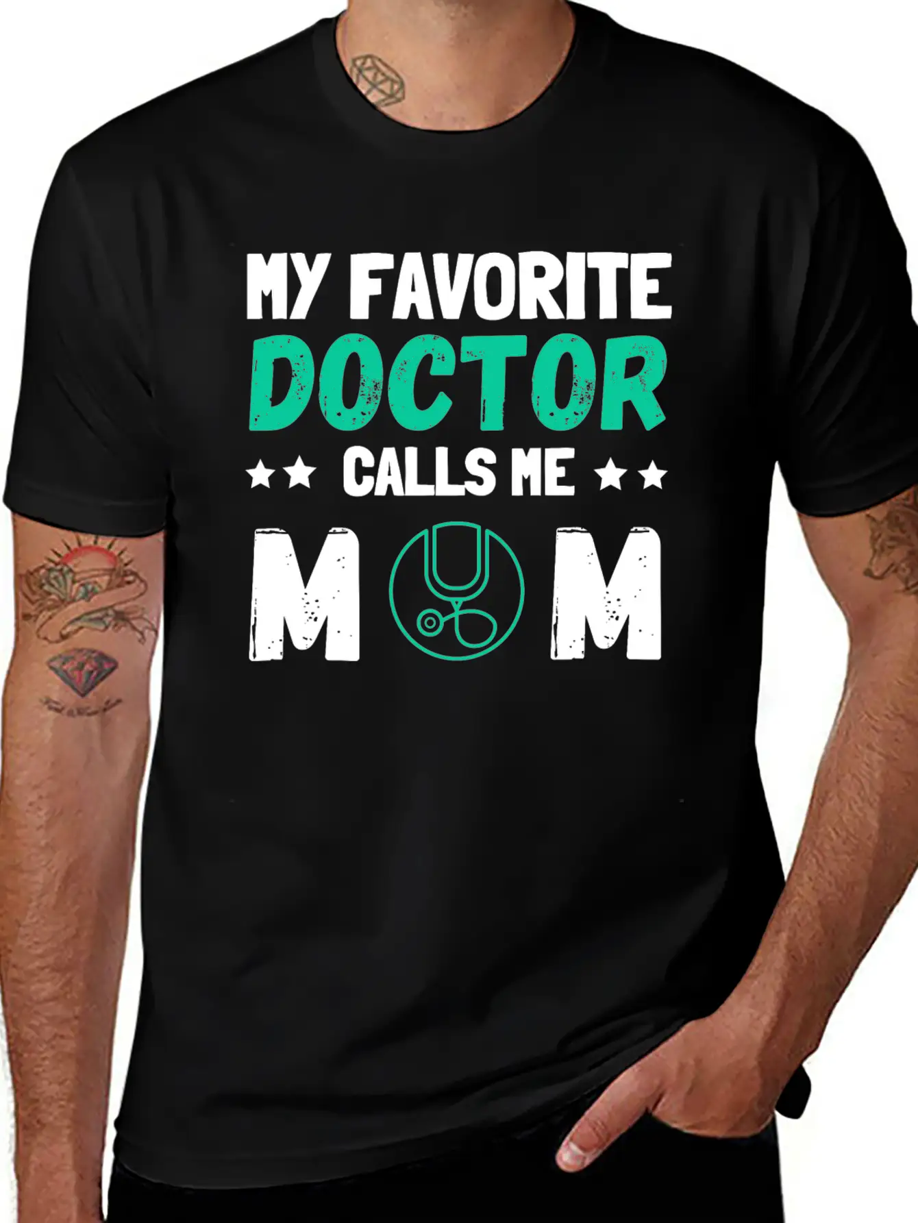 My Favorite Doctor Calls Me Mom Casual Graphic T-Shirt – Simple And Comfortable Daily Wear