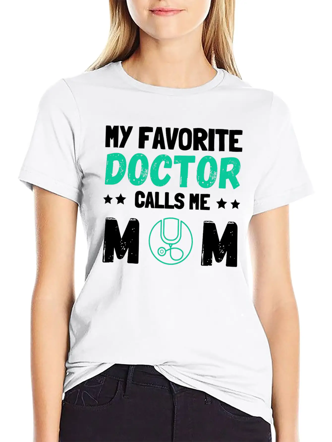 My Favorite Doctor Calls Me Mom Casual Graphic T-Shirt – Simple And Comfortable Daily Wear