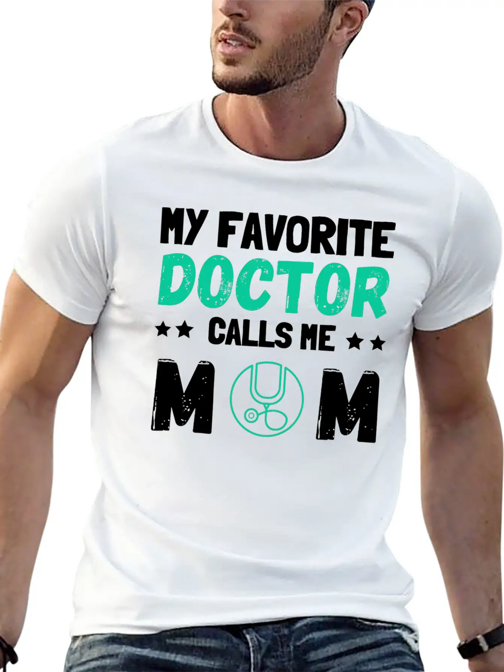 My Favorite Doctor Calls Me Mom Casual Graphic T-Shirt – Simple And Comfortable Daily Wear
