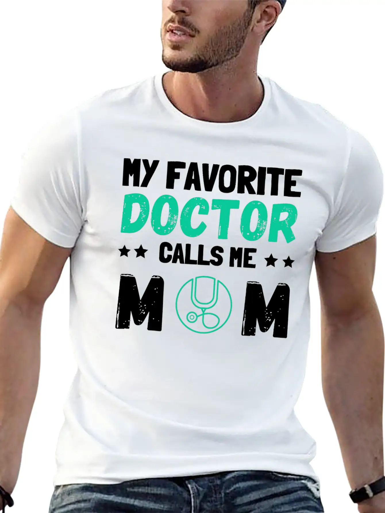 My Favorite Doctor Calls Me Mom Casual Graphic T-Shirt – Simple And Comfortable Daily Wear
