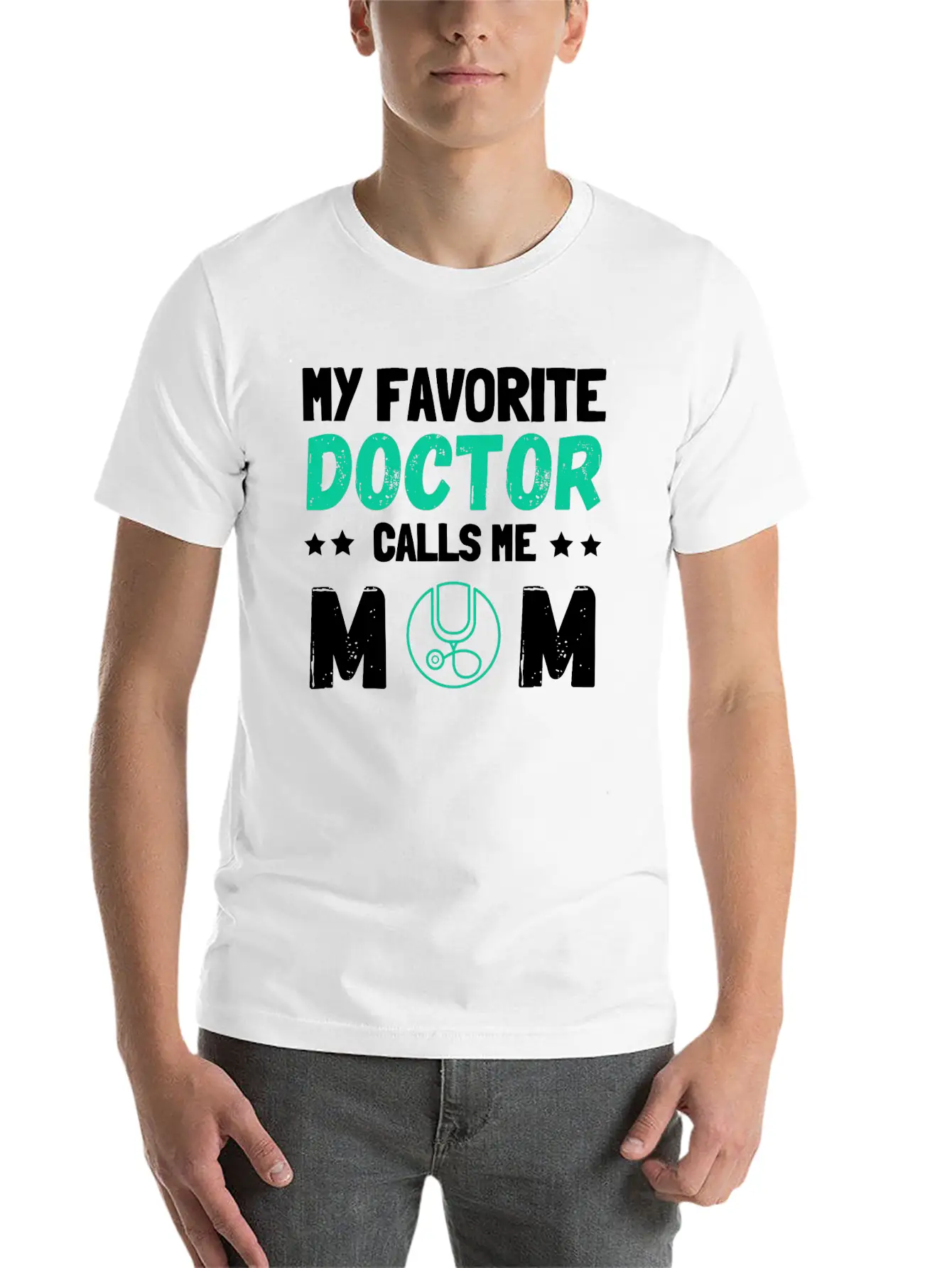My Favorite Doctor Calls Me Mom Casual Graphic T-Shirt – Simple And Comfortable Daily Wear